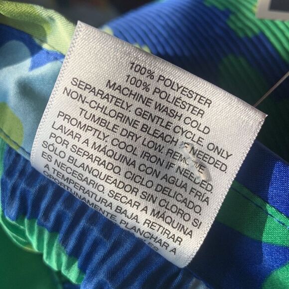 Target Blue and Green Floral Blouse - Picture 4 of 7